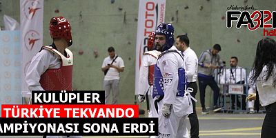Kulüpler Türkiye Tekvando Şampiyonası sona erdi